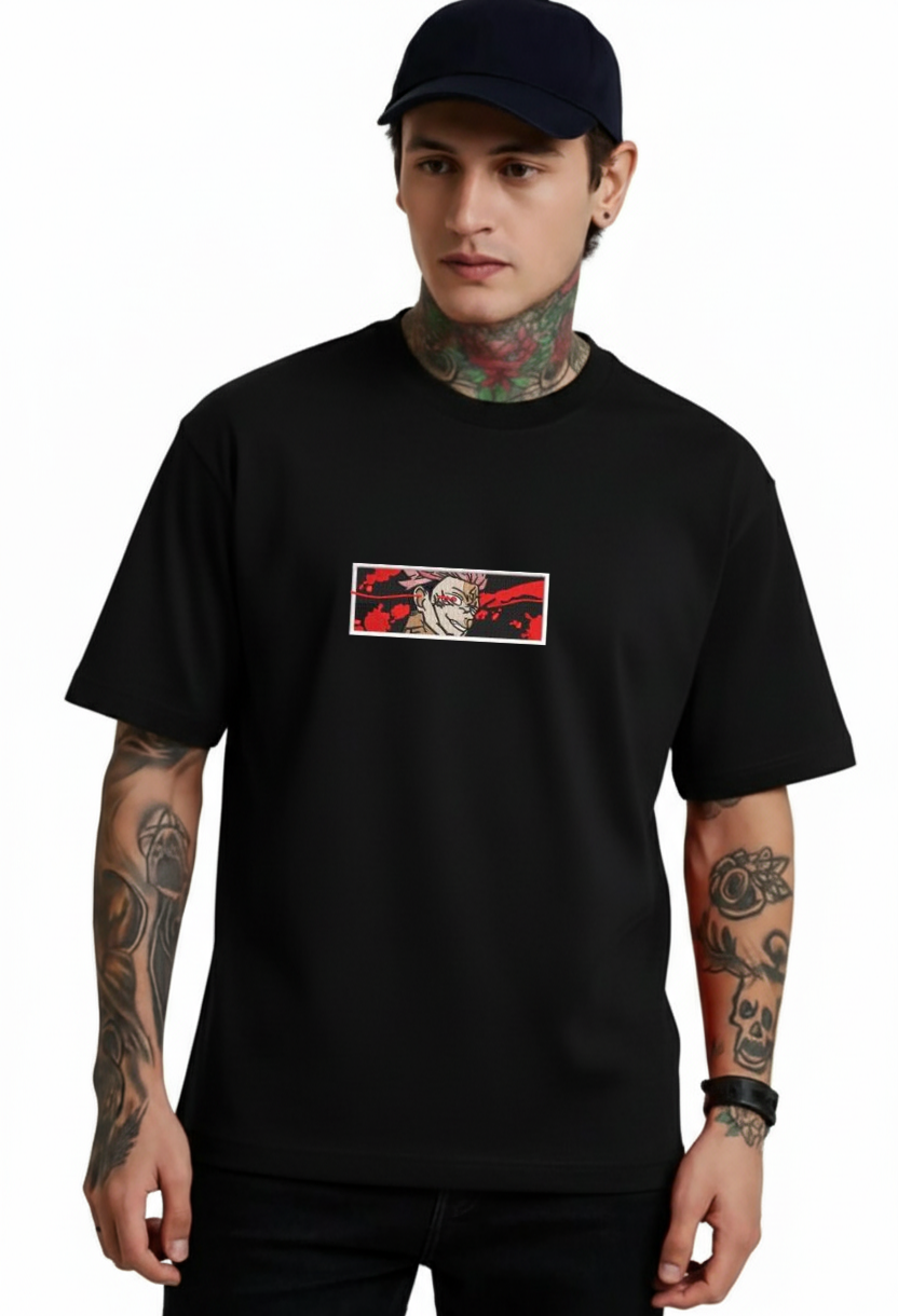 ANIMATION OVERSIZED EMBROIDERY TSHIRT