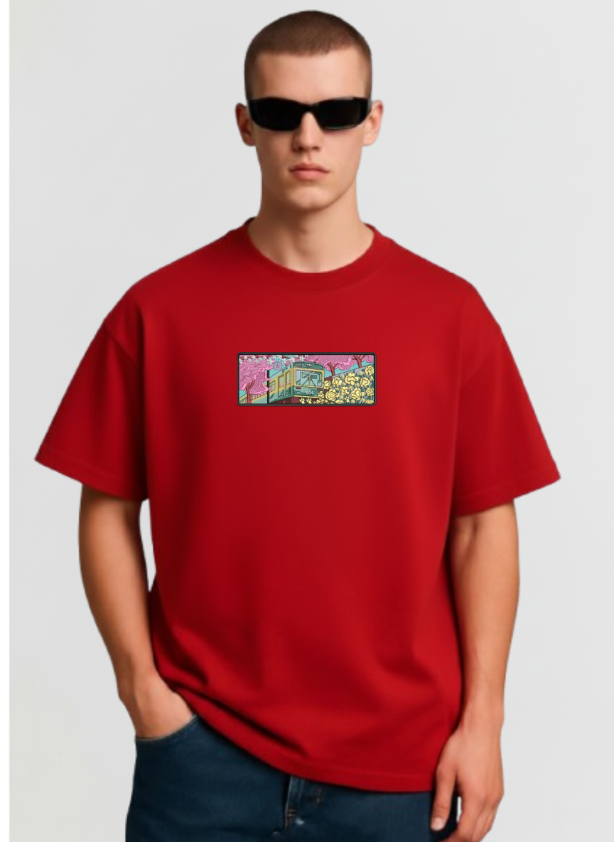 UNSEX OVERSIZED EMBROIDERY TSHIRT